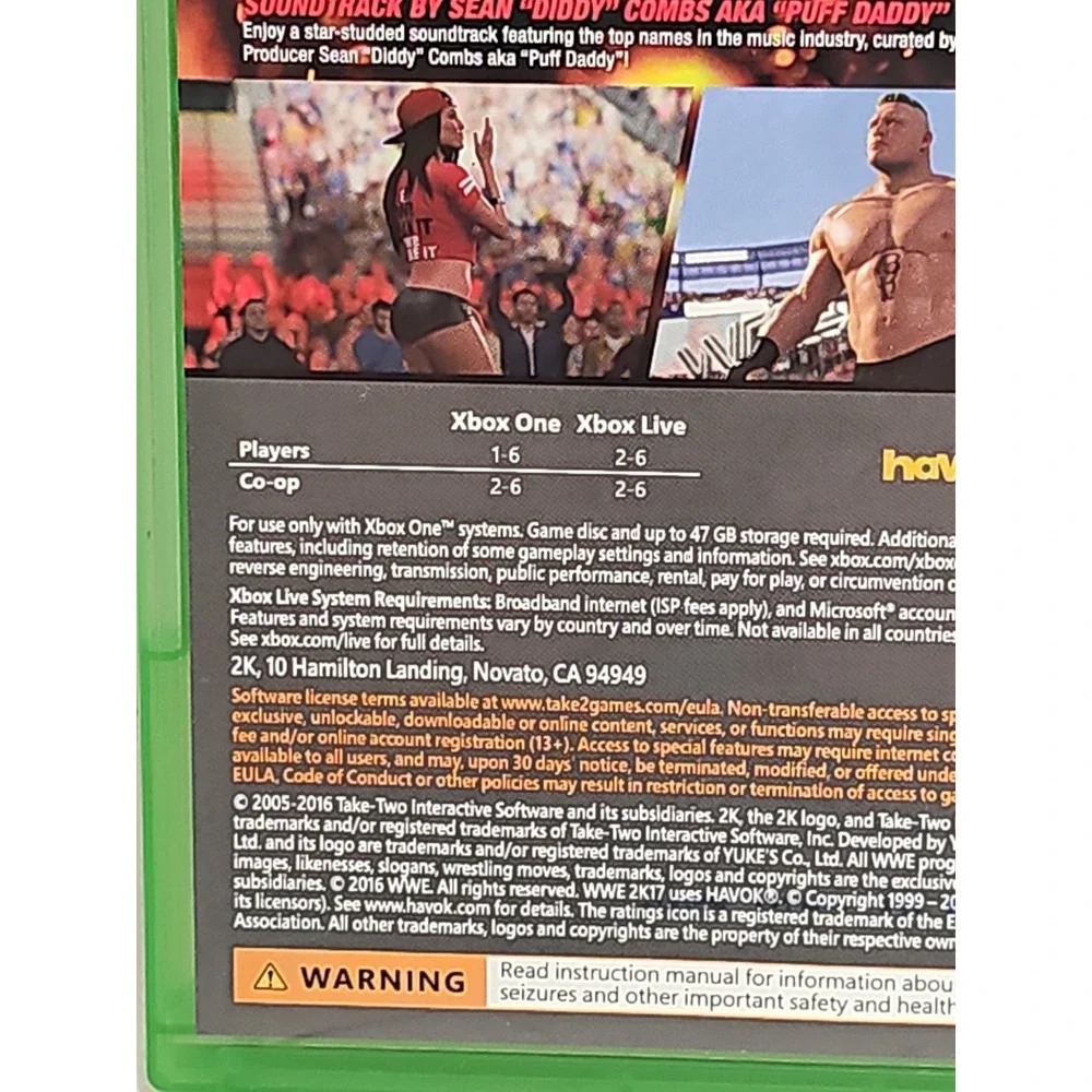 WWE 2K17 For Xbox One - Microsoft Xbox One